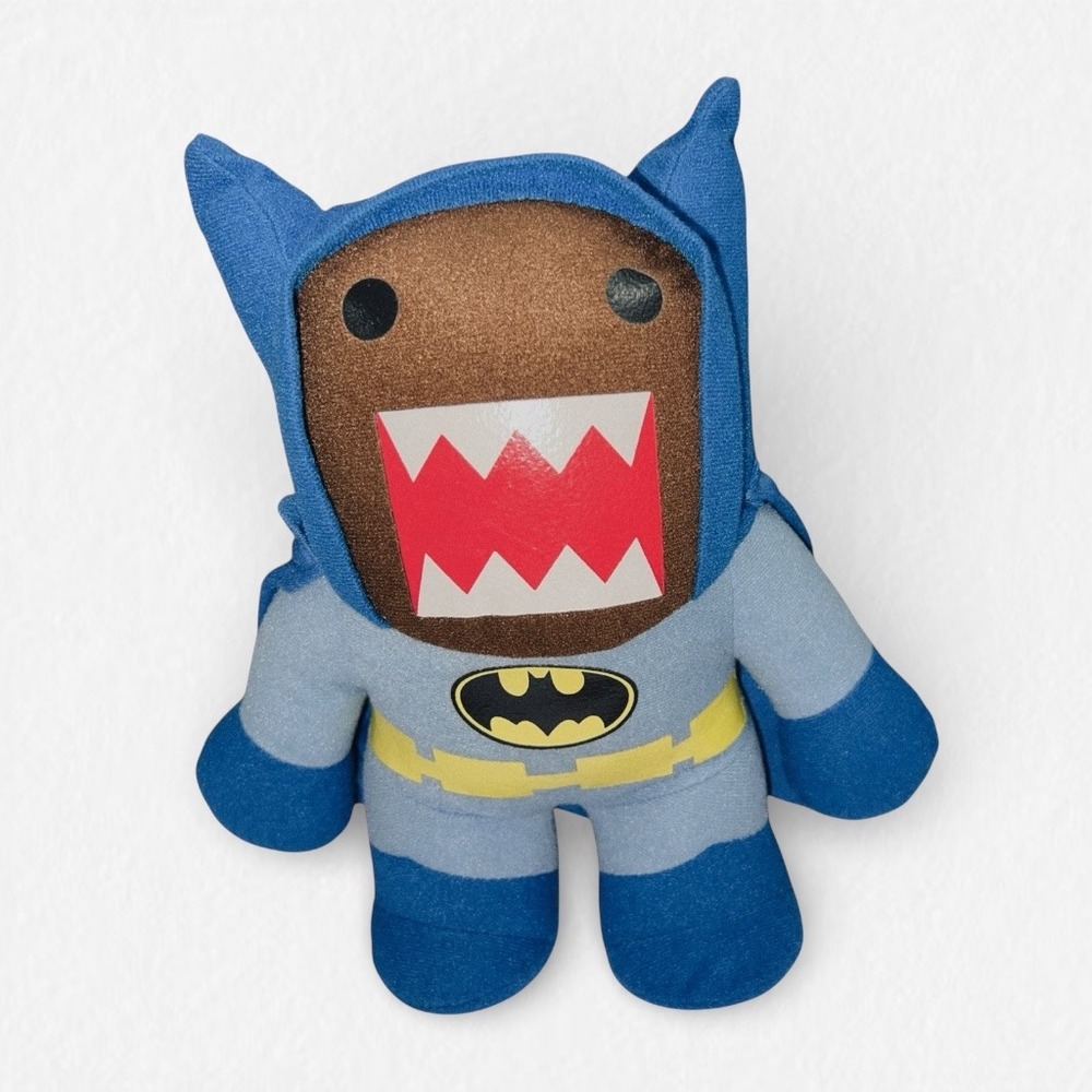 DC Comics‎ Domo Batman Blue Suit 2014 Stuffed Super Hero 10" Emerald Toys Plush